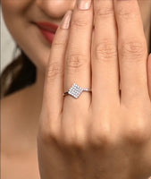 Diamond Fusion Zircon Silver Ring
