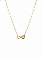 18K Gold Plated Infinity Pendant Necklace - RACHIVA