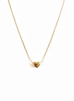 18K Gold Plated Classic Heart Pendant Necklace - RACHIVA