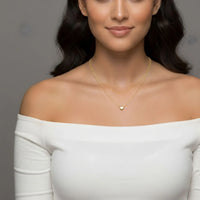 18K Gold Plated Layered Heart Pendant Necklace - RACHIVA