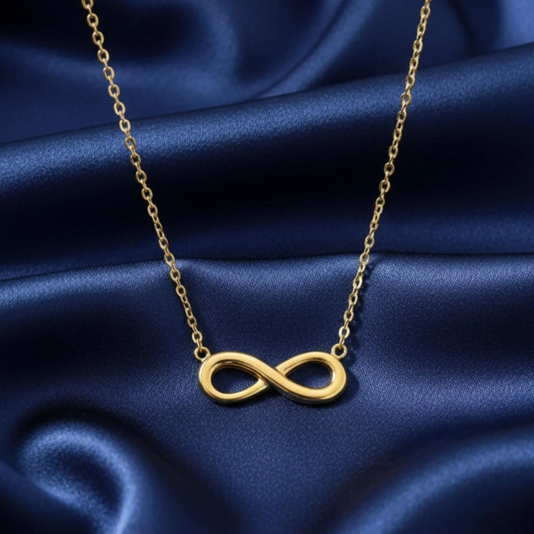 18K Gold Plated Infinity Pendant Necklace