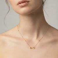 18K Gold Plated Infinity Minimal Necklace - RACHIVA