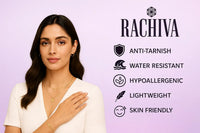 18K Gold Plated Puffy Heart Drop Earrings - RACHIVA