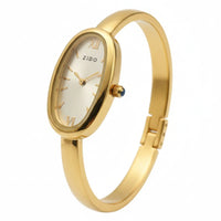 18K Gold Plated Roman Oval Bangle Watch - RACHIVA