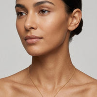 18K Gold Plated Infinity Pink CZ Solitaire Pendant Necklace