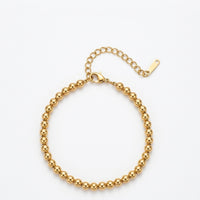 18K Gold Plated Ball Bead Chain Bracelet