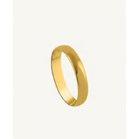 18K Gold Plated Princess Cut CZ Channel-Set Eternity Band Ring - Size 6
