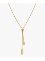 Rachiva 18K Gold Plated Adjustable Drop Necklace