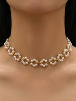 Rachiva 18K Gold Plated Pearl Link Necklace
