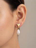 Rachiva 18K Gold Plated Bezel Zircon Threader Earrings