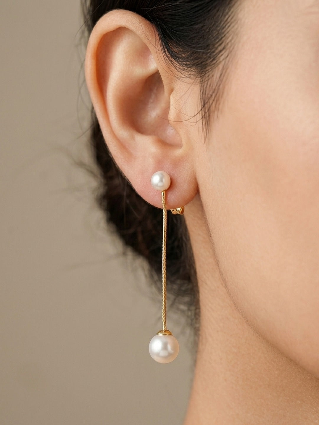 Rachiva 18K Gold Plated Ball Drop Earrings