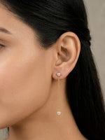 Rachiva 18K Gold Plated Graduated Ball Hoop Earrings