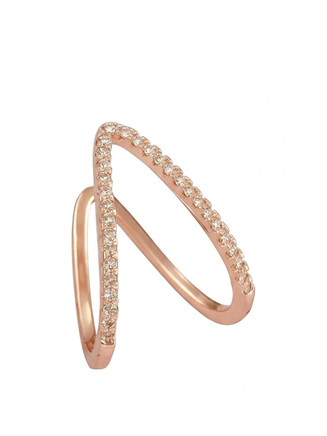 Rachiva 18K Gold Plated Leaf Vine Wrap Ring