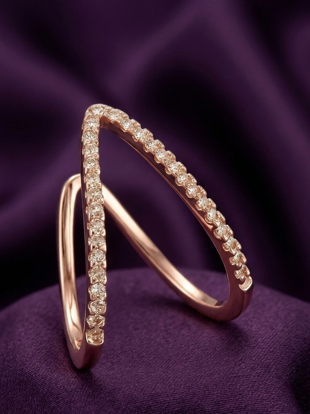 Rachiva 18K Gold Plated Leaf Vine Wrap Ring
