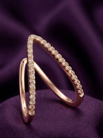 Rachiva 18K Gold Plated Leaf Vine Wrap Ring