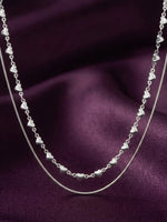 Layered Heart Chain Necklace