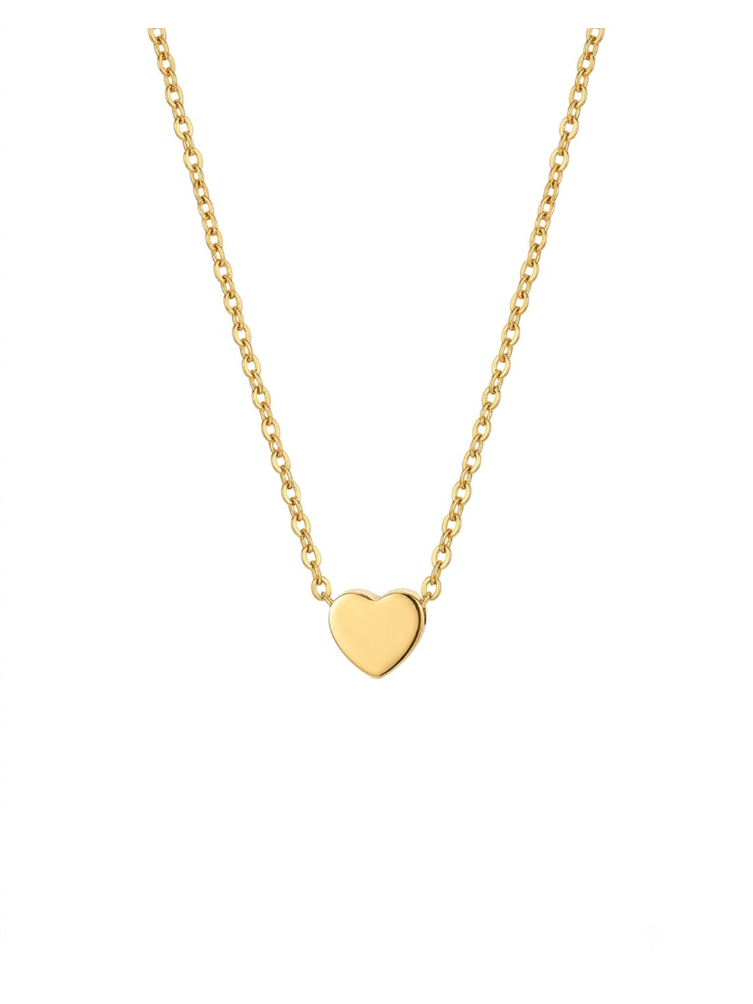 18K Gold Plated Heart Pendant Necklace