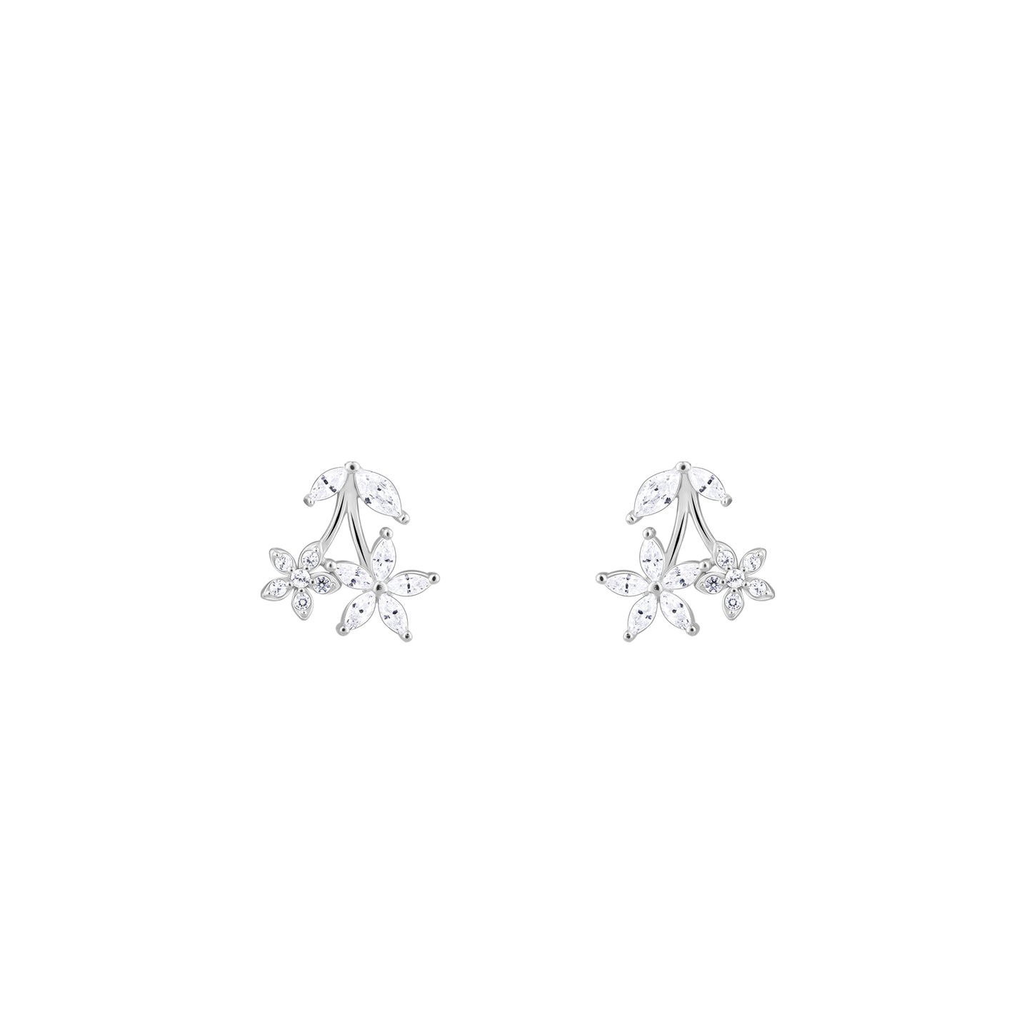 Self-Love Zircon Silver Stud