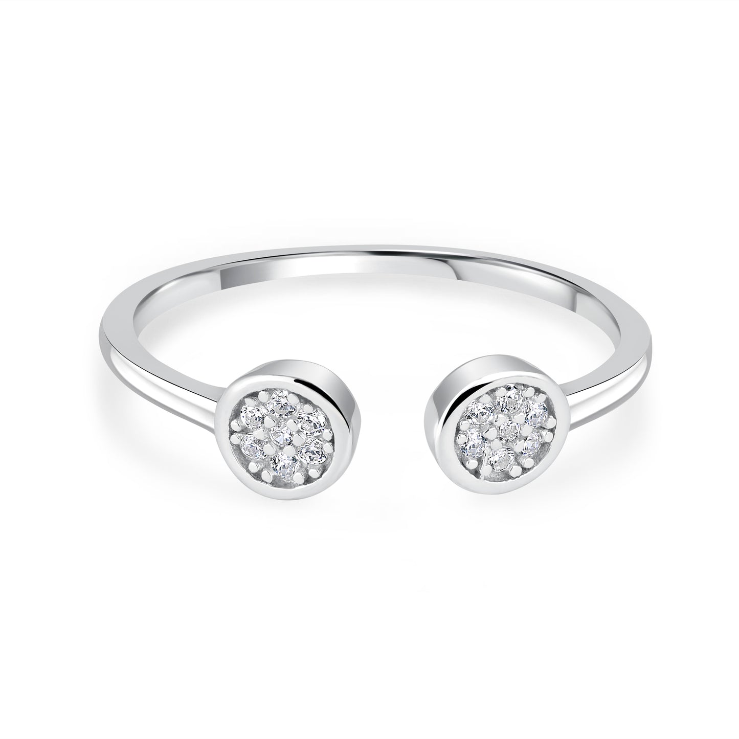 Circle of Elegance Silver Ring