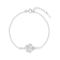 Rose of Love Silver Bracelet