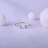 Circle of Elegance Silver Ring