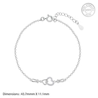 Eternal Love Heart Affair Silver Bracelet