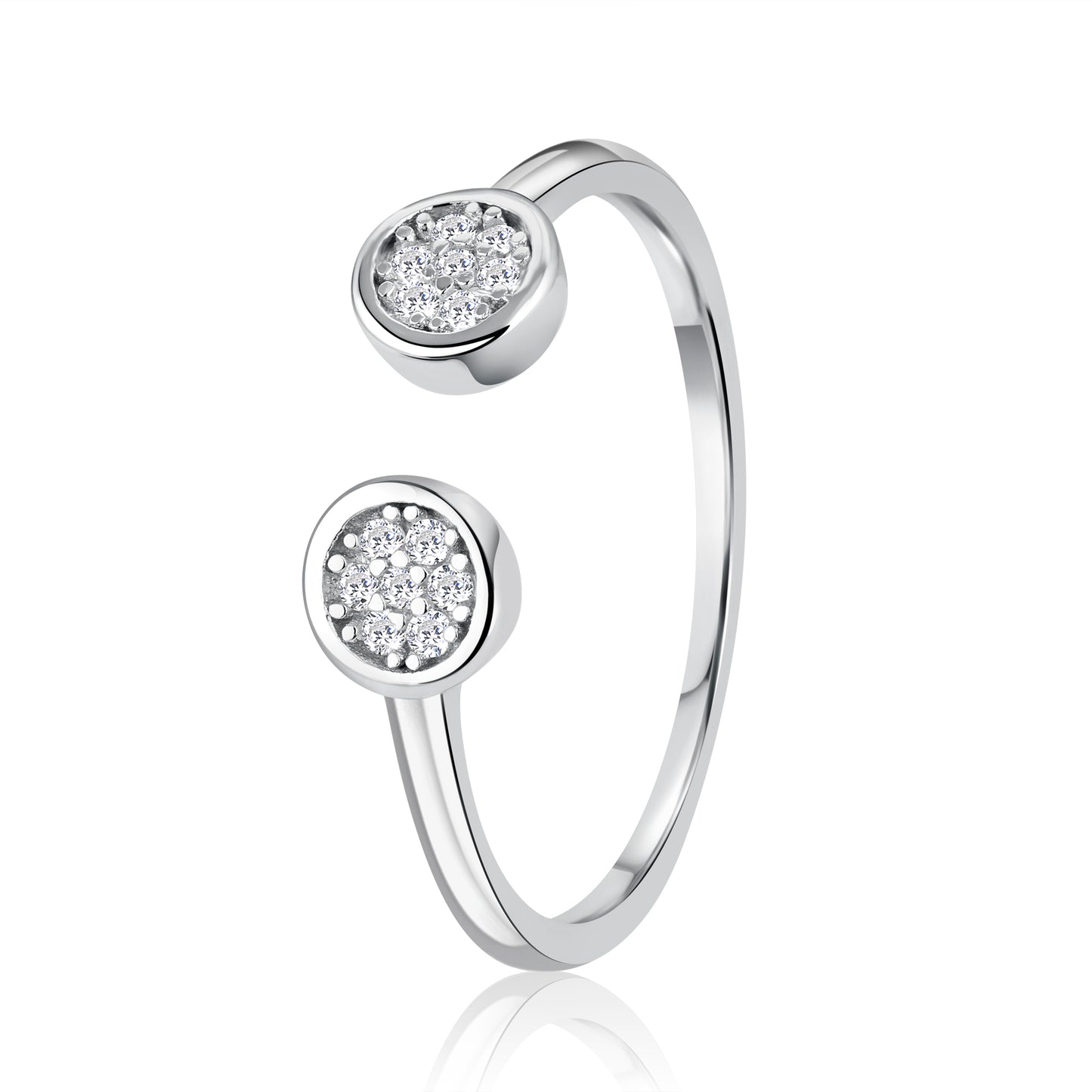 Circle of Elegance Silver Ring