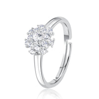 Everyday Elegance Solitaire Silver Ring