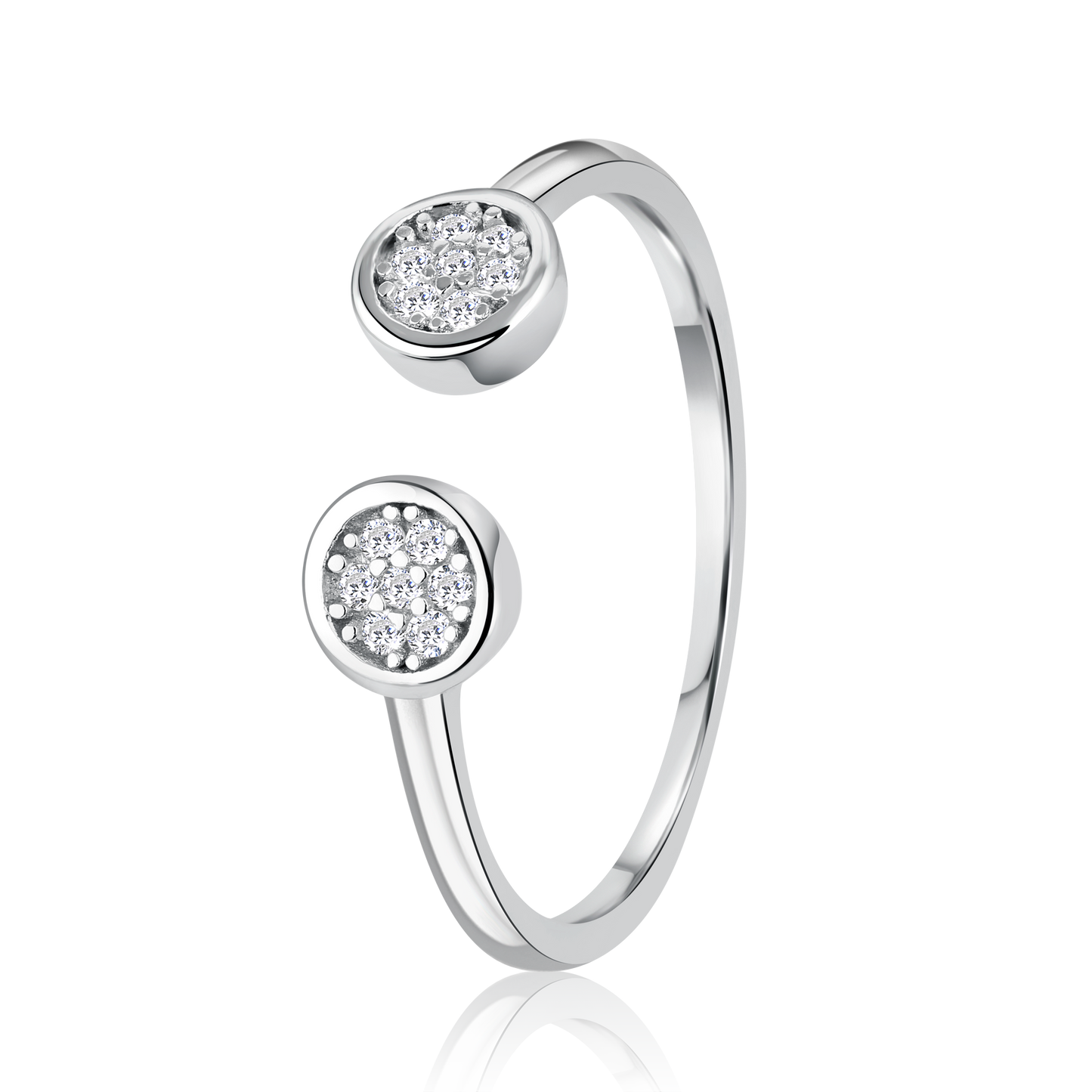 Circle of Elegance Silver Ring