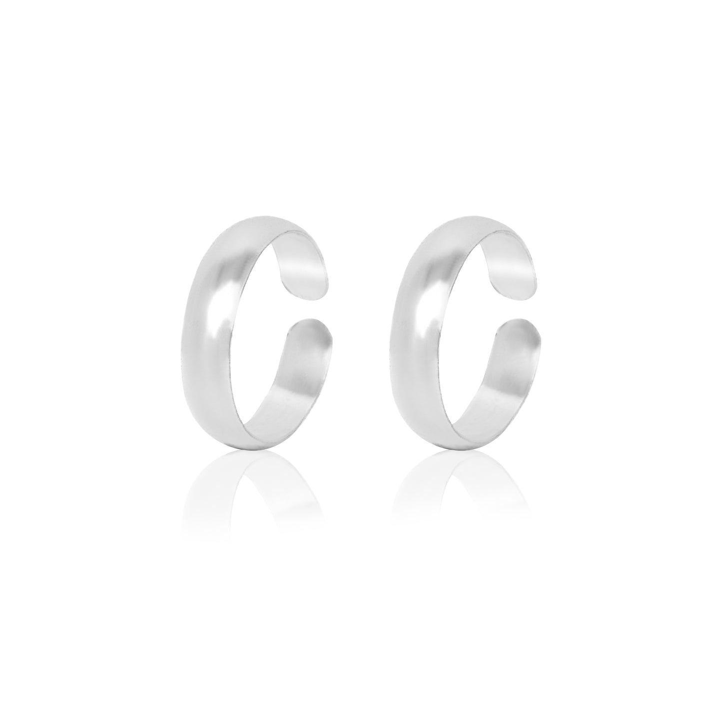 Silver Rich Band Toe Rings