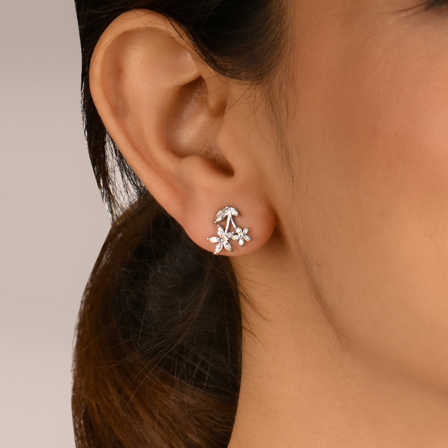 Self-Love Zircon Silver Stud