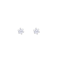 Silver Classic Minimal Statement Studs