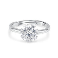 Everyday Elegance Solitaire Silver Ring