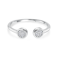 Circle of Elegance Silver Ring